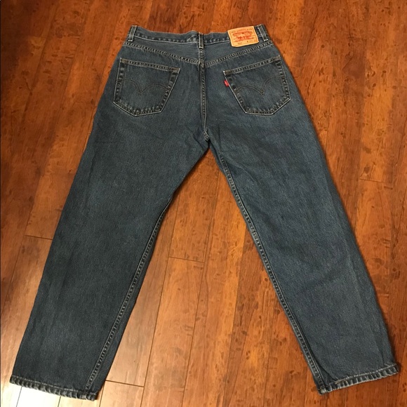 Levi’s 550 Relaxed Fit Men’s dark denim Jeans - Picture 7 of 16
